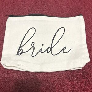 Bride Canvas Pouch